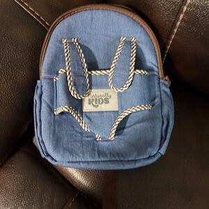 Naturally KIDS Toddler Backpack Stuffed Animal Toy Holder Plush Stuffy Napsack